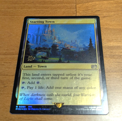 Starting Town - Pre-release Foil Stamped Promo- Final Fantasy MTG - Image 2