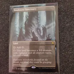 MTG Soulstone Sanctuary - Borderless, NM-Mint, English Foundations - Image 1