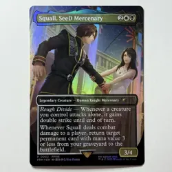 MTG x Final Fantasy Card - Squall, SeeD Mercenary Foil Promo Standard Showdown - Image 1