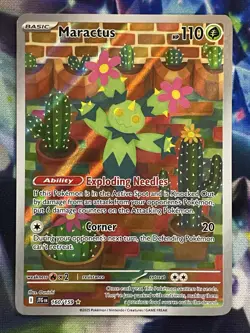 Maractus 160/159 Sv09: Journey Together Pokemon TCG Holo PACK FRESH - Image 1