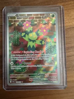 Maractus 160/159 Sv09: Journey Together Pokemon TCG Holo PACK FRESH - Image 1