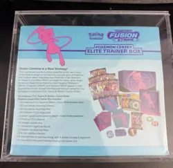 Pokemon Center Sword & Shield Fusion Strike Elite Trainer Box ETB W Acrylic Case - Image 2