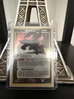 Pokemon TCG Umbreon Gold Star 17/17 Celebrations Classic Collection Holo - Image 1