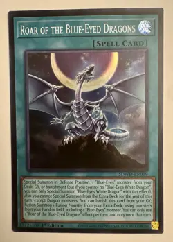 Roar of the Blue-Eyed Dragons - SDWD-EN019 - Super Rare - 1st Edition x1 Yugioh - Image 1