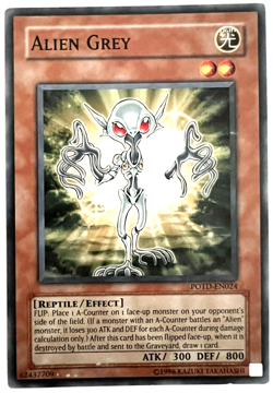 YuGiOh! - Alien Grey - POTD-EN024 - Unlimited - Common - Image 1