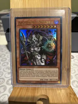 Yugioh x1 Archfiend Empress LDS3-EN007 1st Ed Ultra Rare (NM) - Image 1