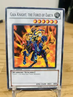 Yugioh - Gaia Knight, the Force of Earth - 5DS3-EN041 - Common 1st Edition - Image 1