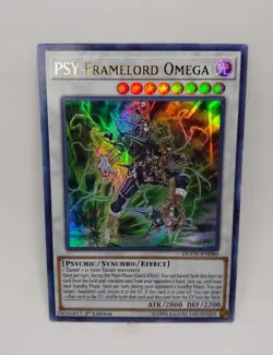 YU-GI-OH! PSY-Framelord Omega. DUOV-EN080. 1st Ed. Ultra Rare Card. TCG Yugioh - Image 1
