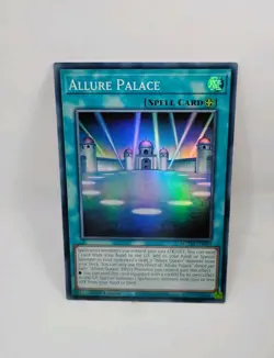 YU-GI-OH! Allure Palace. MZTM-EN059. 1st Edition Super Rare Card. TCG CCG Yugioh - Image 1
