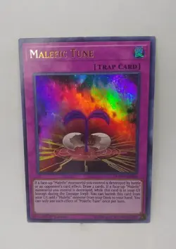 YU-GI-OH! Malefic Tune. DUOV-EN046. 1st Edition Ultra Rare Card. TCG CCG Yugioh - Image 1