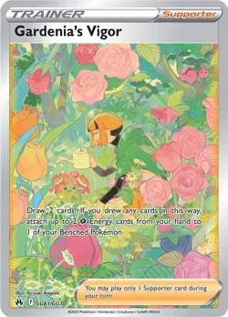Gardenia's Vigor GG61/GG70 Crown Zenith: Galarian Gallery Holo - Image 1