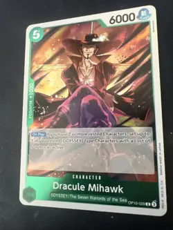 Dracule Mihawk OP10-029 Foil R Royal Blood One Piece Card Game Trading Card - Image 2