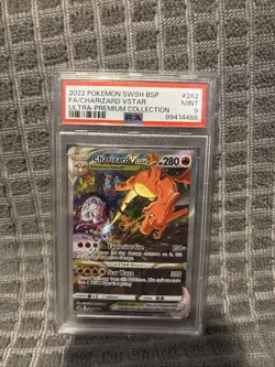 Charizard VSTAR SWSH262 Sword & Shield Black Star Promo Pokemon TCG Card PSA 9 - Image 1