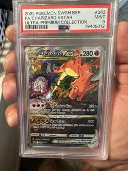 Charizard VSTAR SWSH262 Sword & Shield Black Star Promo Pokemon TCG Card PSA 9 - Image 1