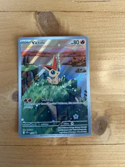 Victini 208 Pokemon TCG SV Promo Card Illustration Collection Card English NM - Image 1