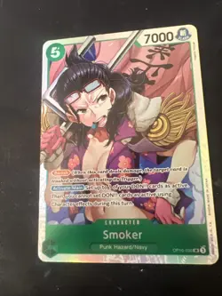 Smoker (030) OP10-030 One Piece CCG Royal Blood Foil Card Free Shipping - Image 1