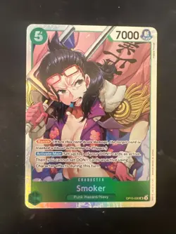 Smoker (030) OP10-030 One Piece CCG Royal Blood Foil Card Free Shipping - Image 2