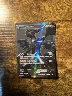 Pokemon TCG Zekrom 2011 Black and White Full Art Holo Ultra Rare Card 114/114 - Image 1