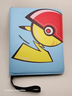 Pikachu Card Book Holder Binder Pocket Pokemon Pokemon With Cards - Image 1