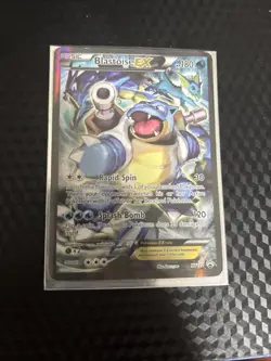 Blastoise EX XY122 Holo Black Star Promo Pokemon Card - XY Promo -Lightly Played - Image 1