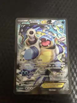 Blastoise EX XY122 Holo Black Star Promo Pokemon Card - XY Promo -Lightly Played - Image 2
