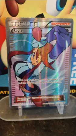 SKYLA Breakpoint Supporter POKEMON Full-Art Holo TRAINER 2016 Trading Card 122 - Image 1