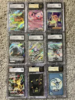 Premium Pokemon Collection- Graded Card Lot Modern Art Rare CGC Pristine & 10 - Image 1