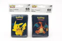 Lot of 2 ULTRA PRO POKEMON Card Sleeves- 1x PIKACHU & 1x Charizard Pack-65ct New - Image 1