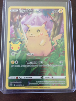 Pikachu 005/025 Holo Rare Pokemon Card Celebrations 25th Anniversary LP Mint - Image 1