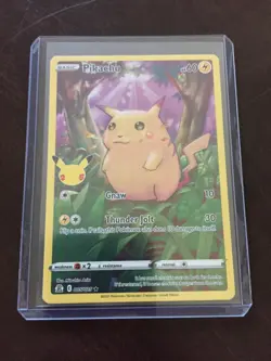 Pikachu 005/025 Holo Rare Pokemon Card Celebrations 25th Anniversary LP Mint - Image 1