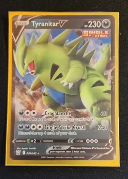 Tyranitar V Ultra Rare Battle Styles 097/163 Pokemon Card US Seller - Image 1