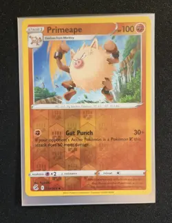Primeape Reverse Holo Fusion Strike 134/264 Pokemon Card US Seller - Image 1