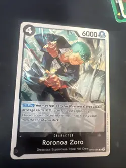 Roronoa Zoro OP10-095 Royal Blood Foil Rare One Piece Card - Image 2