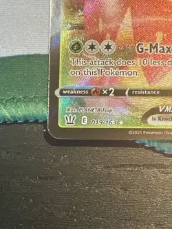 Pokemon Swsh05: Battle Styles Ultra Rare Holo Card Flapple VMAX 019/163 - Image 5
