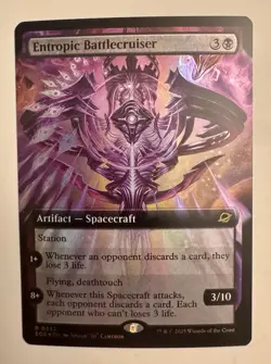 Entropic Battlecruiser Extended Art Foil Edge of Eternities MTG EOE - Image 1