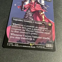 MTG Final Fantasy Vincent Valentine Borderless Non-Foil Magic Commander NM - Image 2