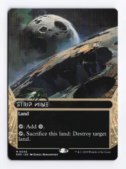 Strip Mine (Borderless) 0040 (M) MTG Edge of Eternities Stellar Sights (EOS) - Image 1