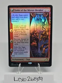 Fable of the Mirror-Breaker (Showcase) /Kamigawa: Neon Dynasty MTG / FOIL - Image 1