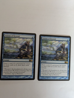 2 Visions of Beyond Core Set 2012 MTG NM Free shipping with tracking - Image 1