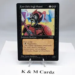 MTG - Alliances - Lim-Dul's High Guard (Red Armor) - Common - LP - Image 1
