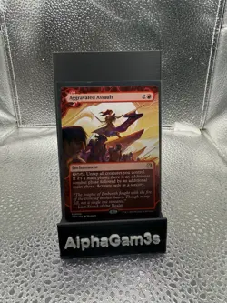 Aggravated Assault Wilds of Eldraine: Enchanting Tales Regular WOT 0039 MTG NM - Image 1