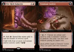 Ore-Rich Stalactite // Cosmium Catalyst - Extended Art LCC NM MTG - Image 1