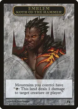 Koth of the Hammer Emblem Duel Decks: Venser vs. Koth MP MTG - Image 1