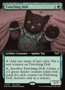 Twitching Doll - Foil Extended Art Buy-a-Box Promo DSK NM MTG - Image 1