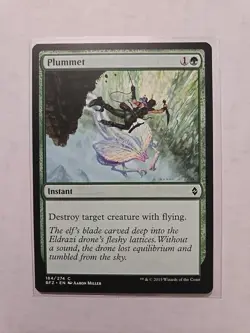 Plummet - Battle for Zendikar - LP - MTG Magic - Common - Instant - Image 1