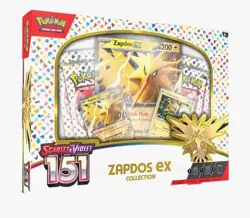 Pokemon TCG: Scarlet & Violet 151 Zapdos EX Collection Box - Image 1