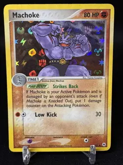 Pokemon: Machoke 41/101 Uncommon Reverse Holo. Ex Hidden Legends. LP/NM - Image 1