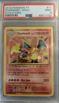 Pokemon Charizard PSA 9 Lot of 4 Incl. 2016 Pokemon XY Charizard HOLO Evolutions - Image 2