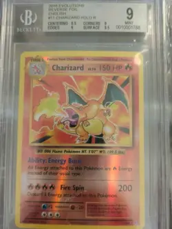 Pokemon Charizard PSA 9 Lot of 4 Incl. 2016 Pokemon XY Charizard HOLO Evolutions - Image 3