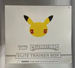 Pokemon TCG: 25th Anniversary Celebrations Elite Trainer Box Brand ETB - Sealed - Image 1